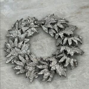 Vintage Silver Leaf Bracelet